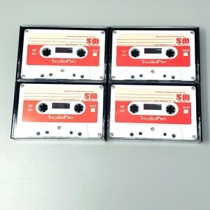 Studio Pro Blank Audio Cassette Tapes